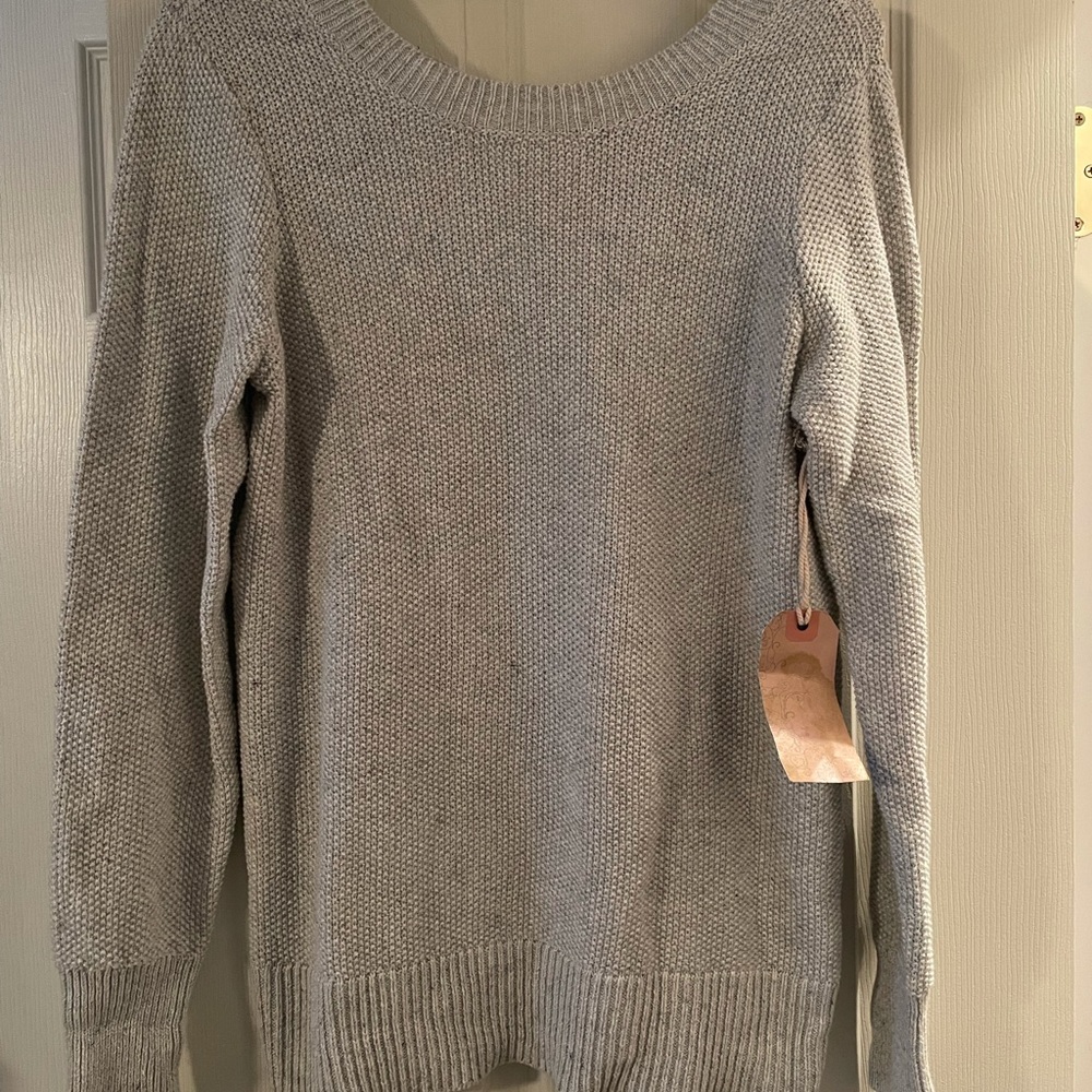 Grey Knit Sweater